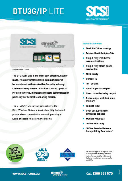 GPRS Dialler Unit DTU3G IP LITE