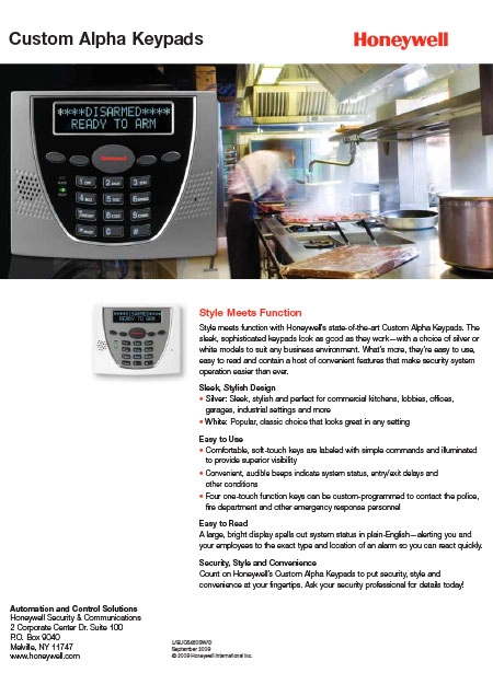 Honeywell 6460 Code Pad